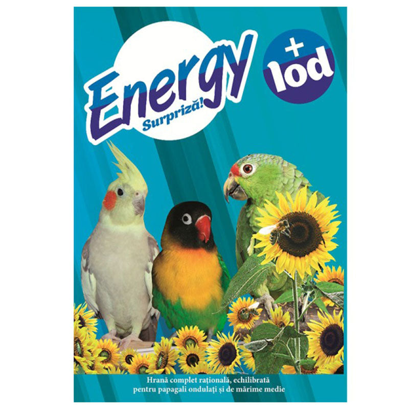 Hrană uscată completă pentru papagali  – Energy 500g