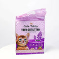 Umplutură Pentru Litieră Din Tofu "Cute Tabby" LAVENDER(Cu Aromă De Lavandă) 6L