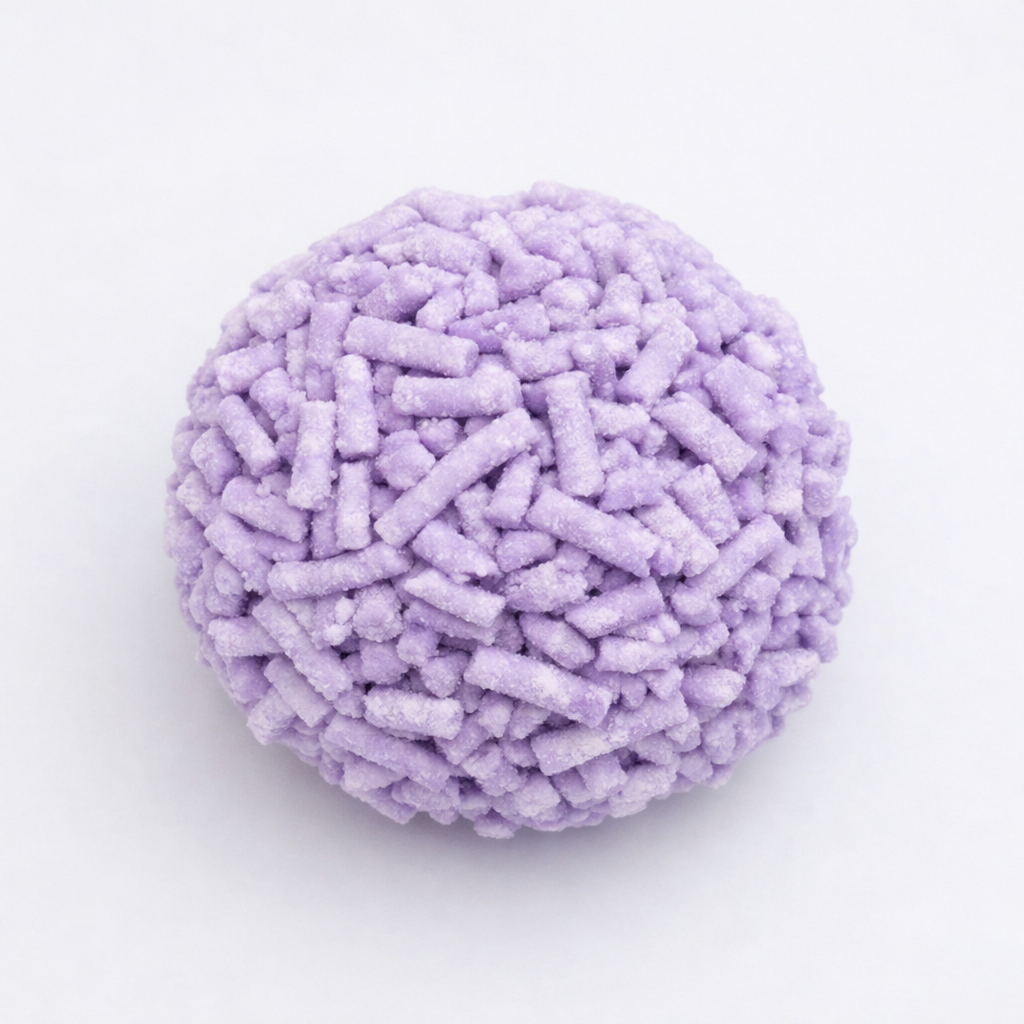 Umplutură Pentru Litieră Din Tofu "Cute Tabby" LAVENDER(Cu Aromă De Lavandă) 6L