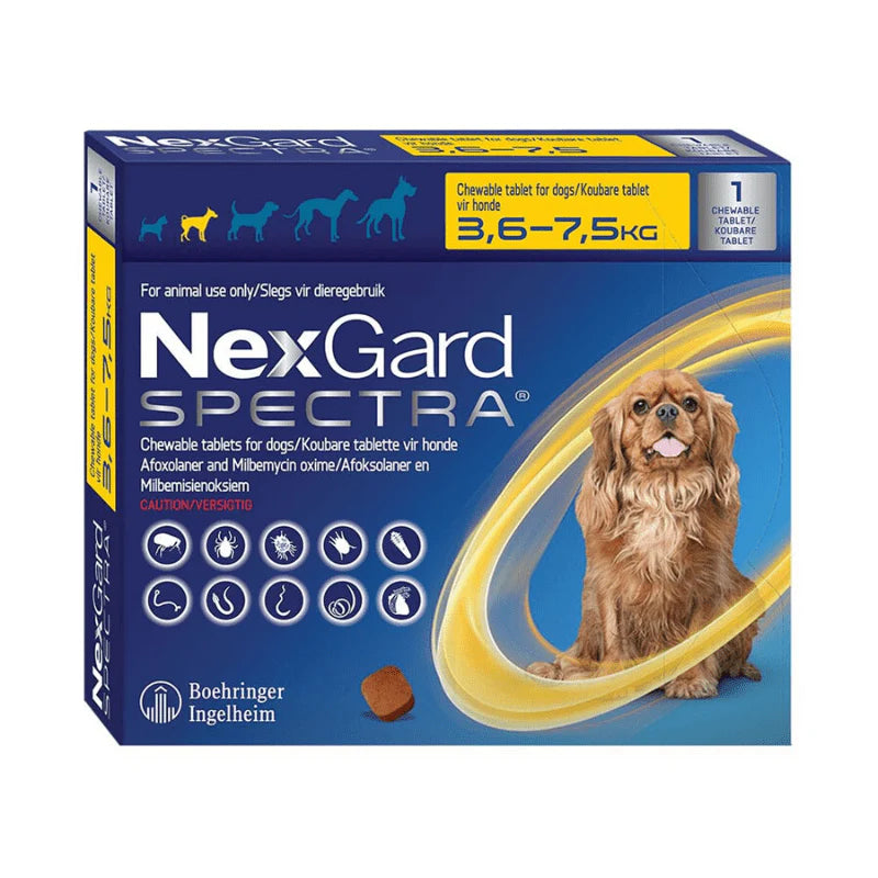 NexGard Spectra S (3,6-7,5 kg)