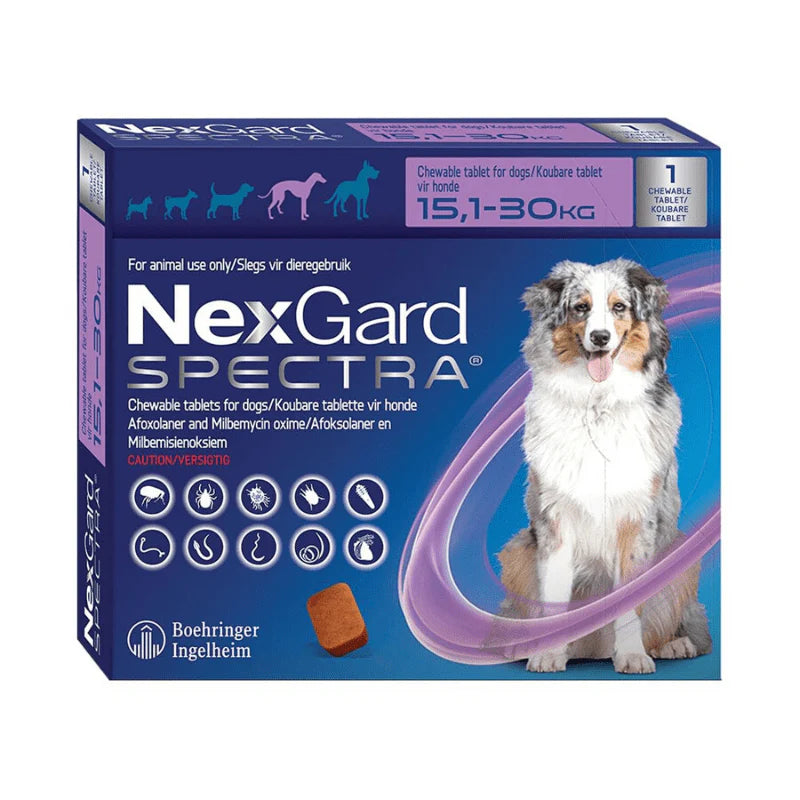 NexGard Spectra L (15,1–30,0 kg)
