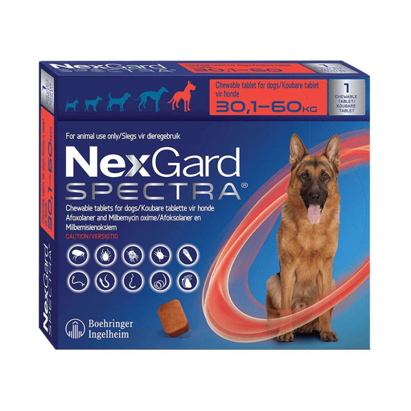 NexGard Spectra XL (30,1 – 60,0 kg)