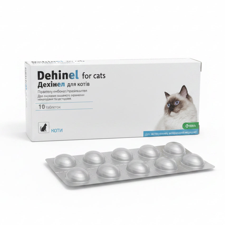 Comprimate de deparazitare Dehinel pentru pisici (1 pastilă)