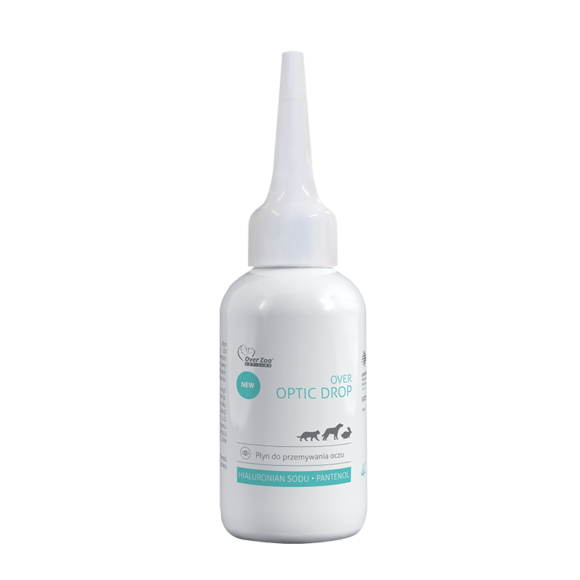 OVER Optic drop 40 ml – lichid pentru îngrijirea ochilor pentru câini și pisici