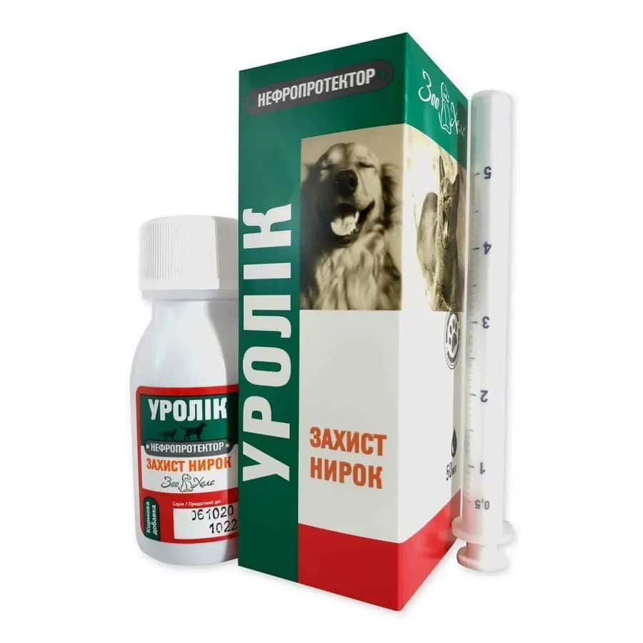 Suspensie ZooHealth „Urolik” pentru sistemul genitourinar al câinilor și pisicilor, 50 ml