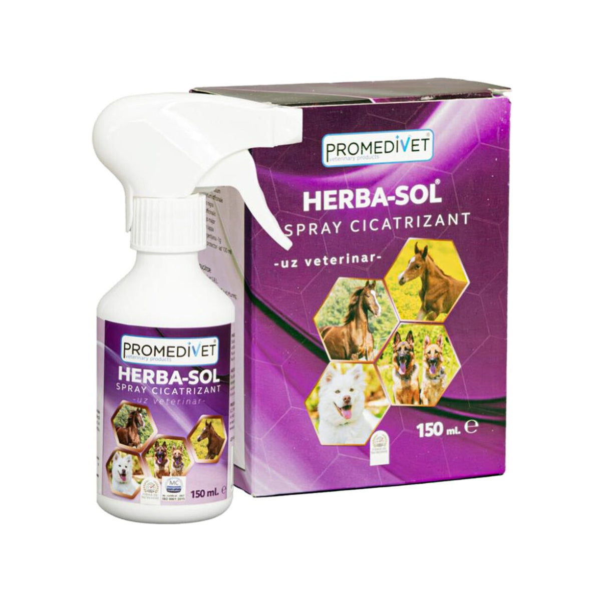 Spray cicatrizant HERBA-SOL 150ML