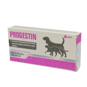 PROGESTIN, comprimate pentru prevenirea căldurilor pentru câini și pisici 5mg