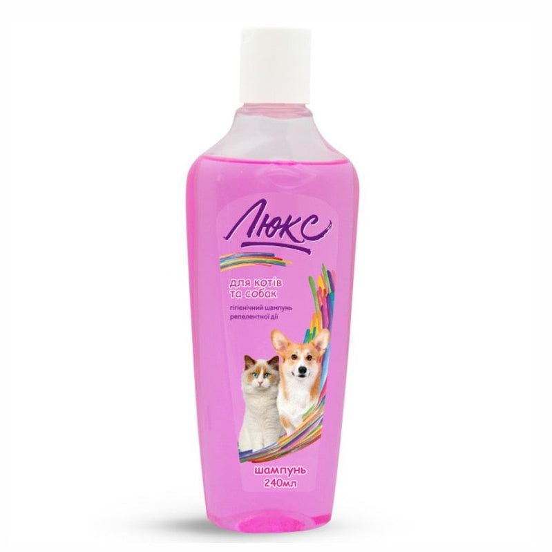 Șampon Lux cu acțiune repelentă igienică, pentru pisici și câini, 240 ml