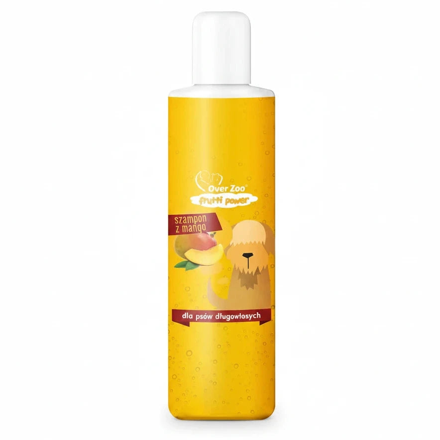 Șampon Mango Over Zoo pentru câini cu păr lung și mediu-lung, predispus la încurcare 200 ml