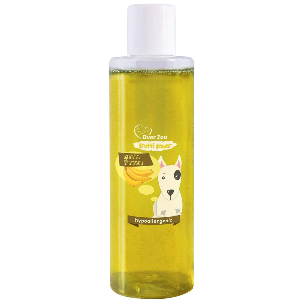 Șampon cu banane Over Zoo pentru câini cu piele sensibilă 200 ml