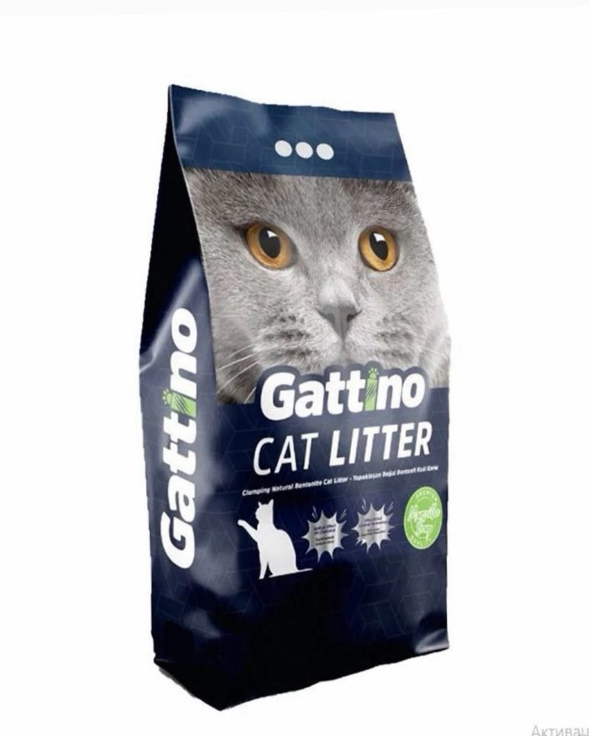 Umplutură pentru Litieră Pisici Gattino Bentonite Baby Pudră  10 L