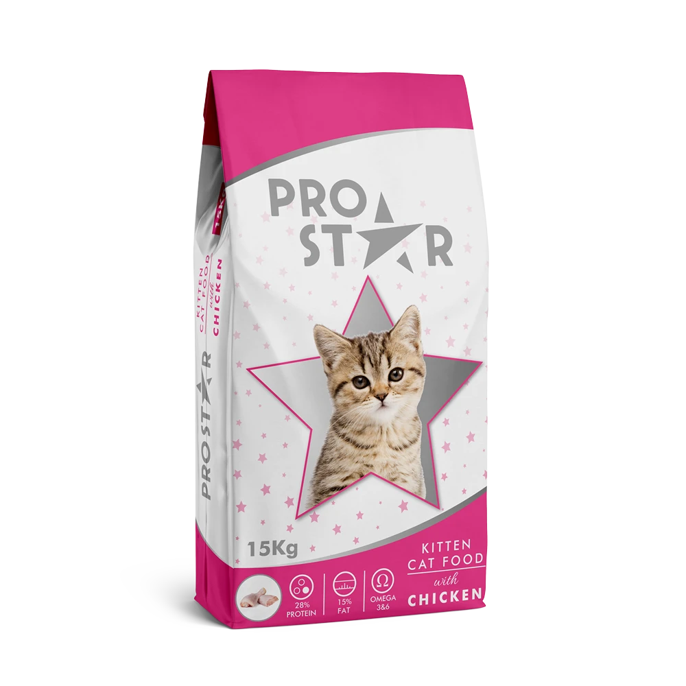 Prostar Kitten Chicken – Hrană uscată pentru pisoi, cu Pui 15 kg