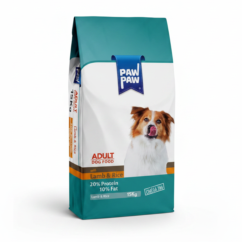 Pawpaw Adult Lamb & Rice Hrană Uscată pentru Câini Adulţi cu Miel și Orez 15 kg