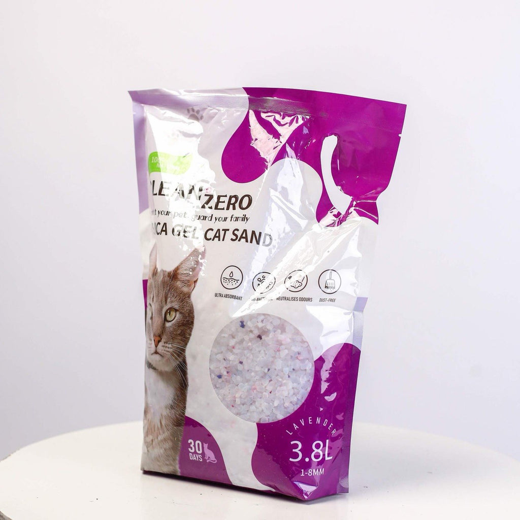 Umplutură absorbantă cu silicagel CLEAN+ZERO cu Lavandă 3,8 l, 1,6 kg