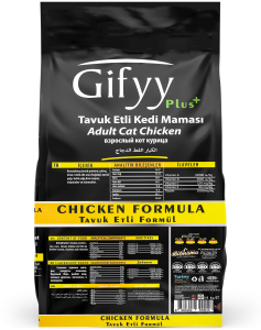 Gifyy Adult Cat Food with Chicken – Hrană uscată pentru pisici adulte 15 kg