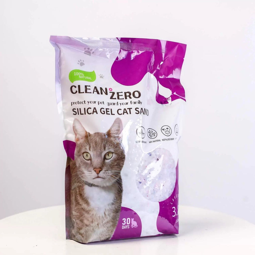 Umplutură absorbantă cu silicagel CLEAN+ZERO cu Lavandă 3,8 l, 1,6 kg